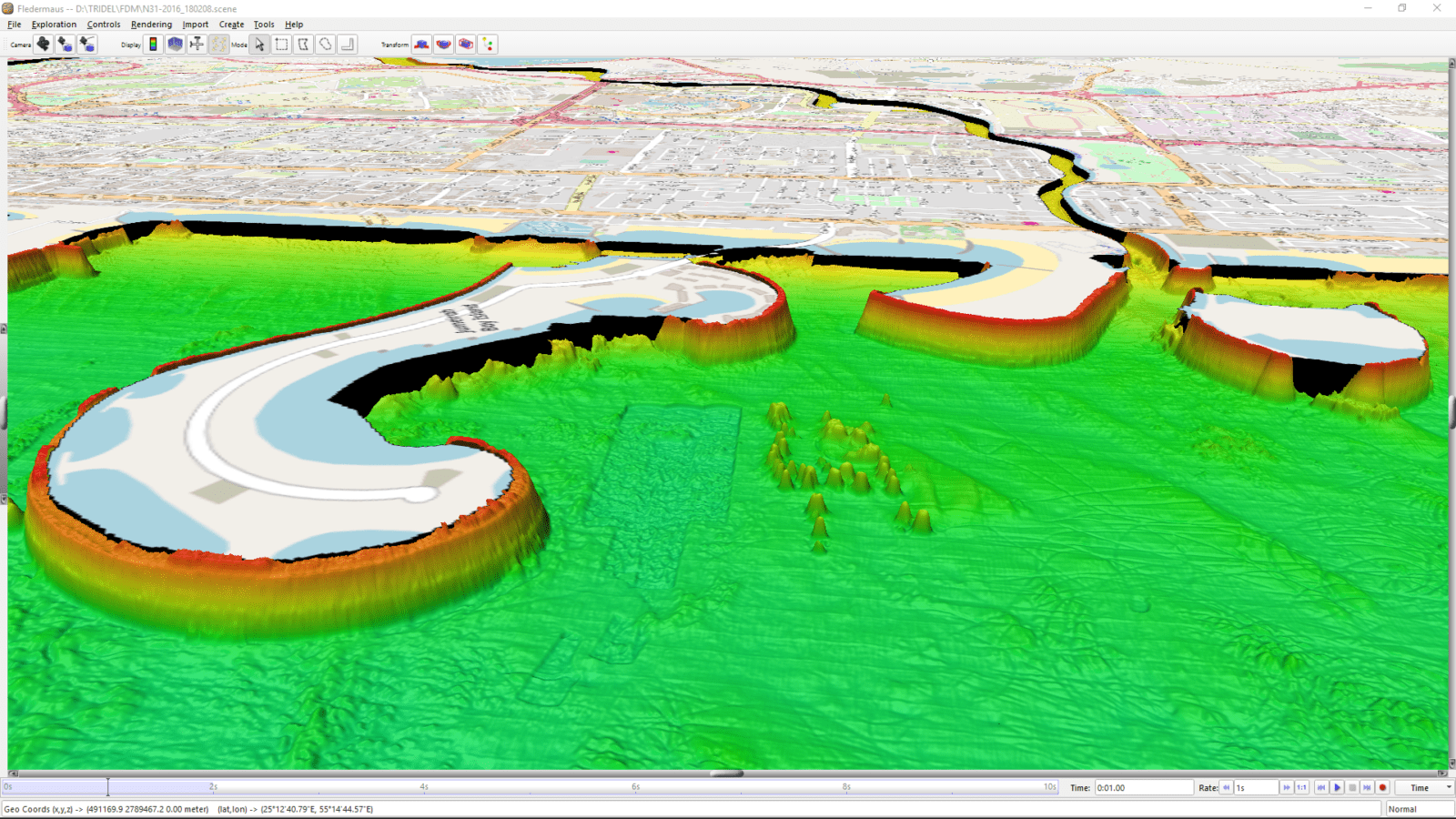 Bathymetry Survey - مسح قياس الأعماق