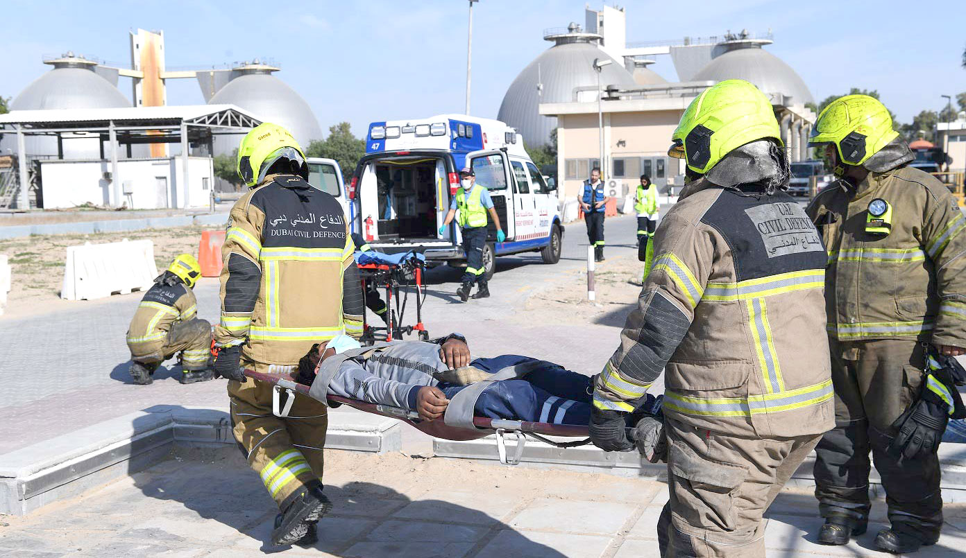 بلدية دبي تُنفذ تمريناً وهمياً بالتعاون مع شركائها الاستراتيجيين