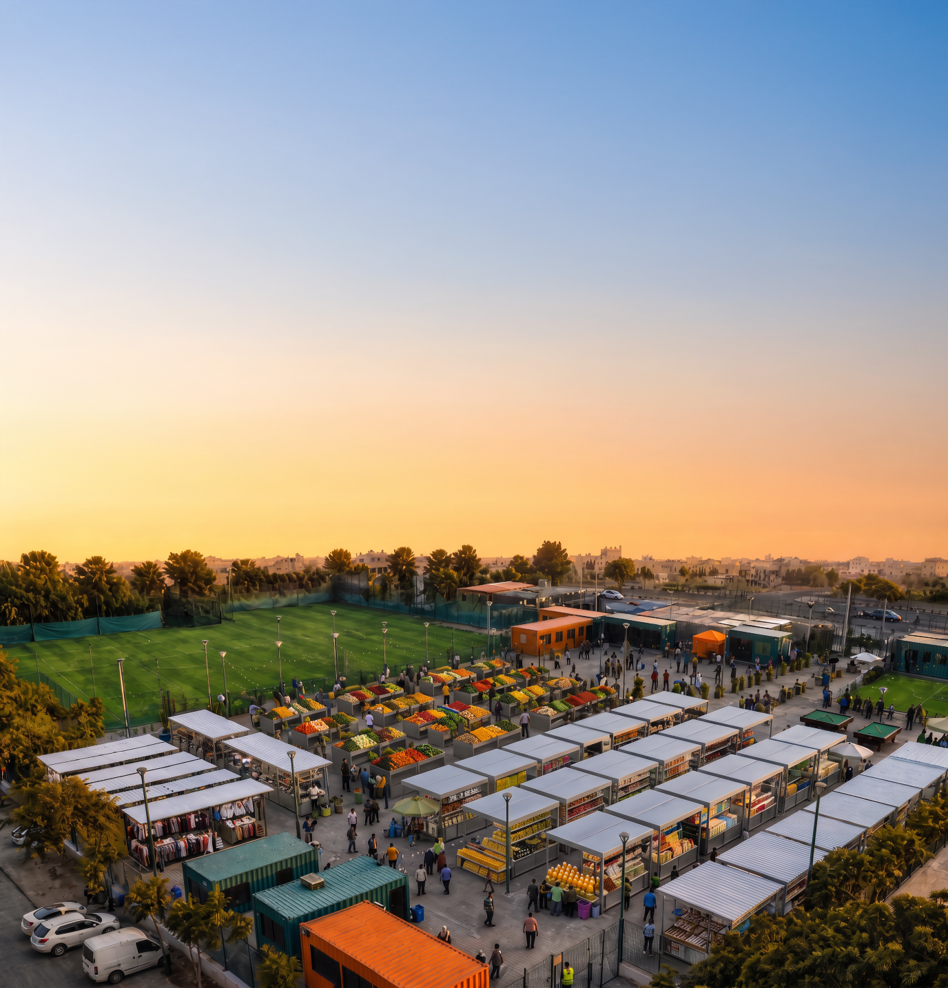 Integrated community markets for workers completed